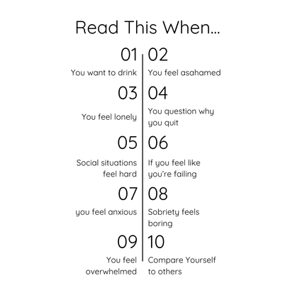 "Read This When..." Support Letters for Sobriety